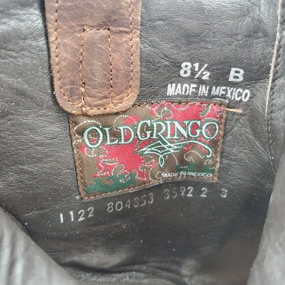 Old Gringo Ivanna 7" Fringe Leather Western Cowboy Boots - Picture 8 of 10